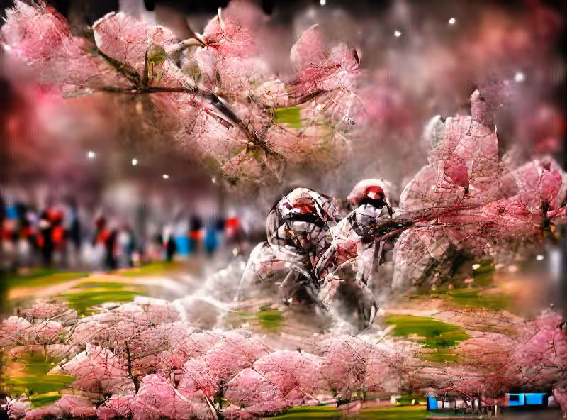 Abraham's First Works: Cherry Blossoms in Spring