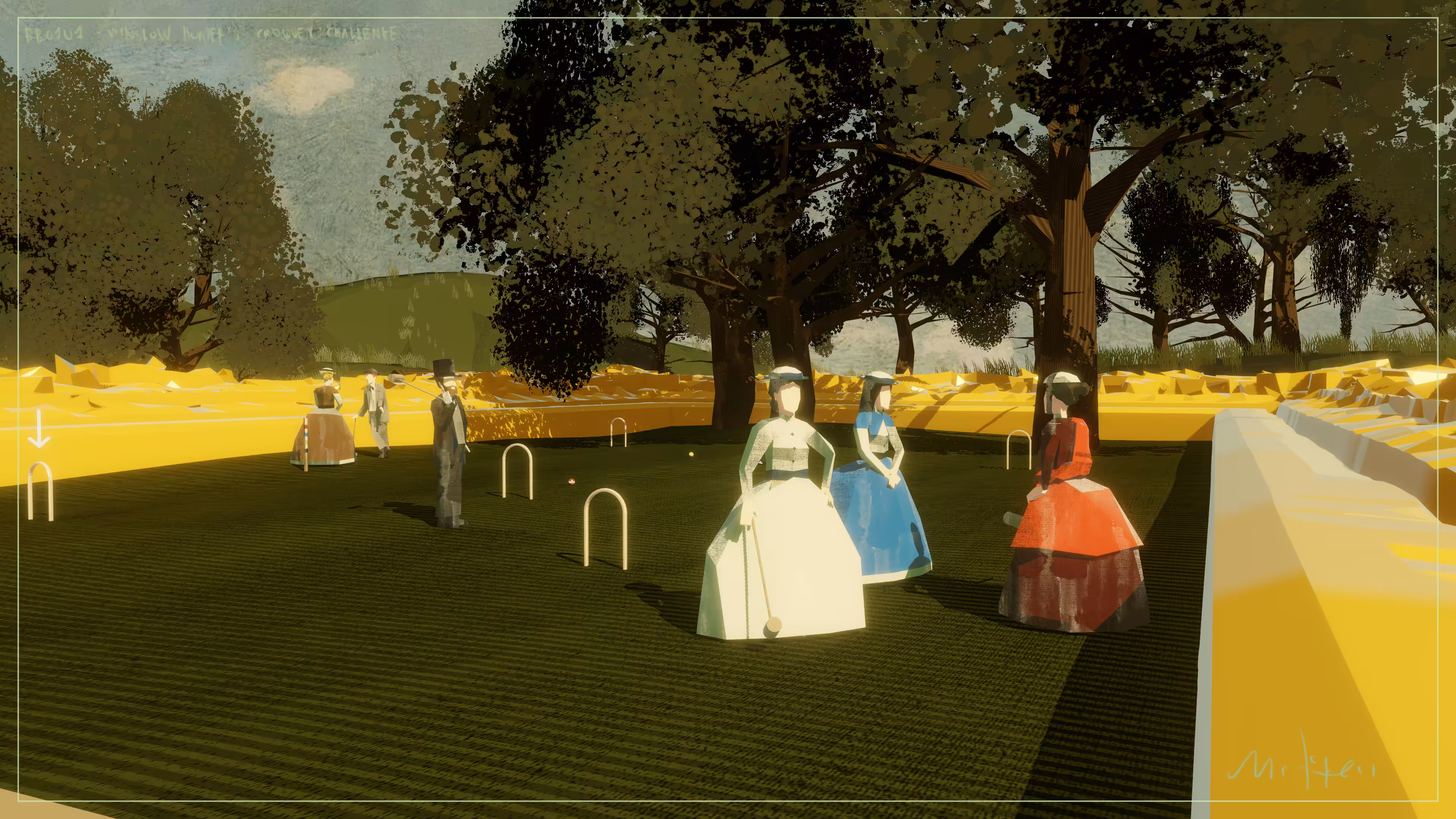 The Croquet Players