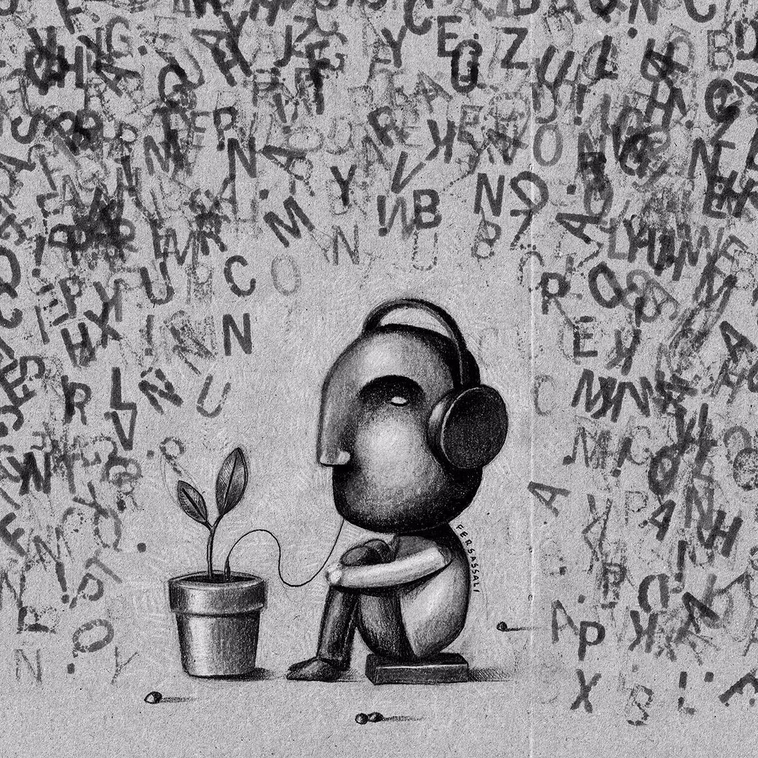  EARTH SONG grayscale