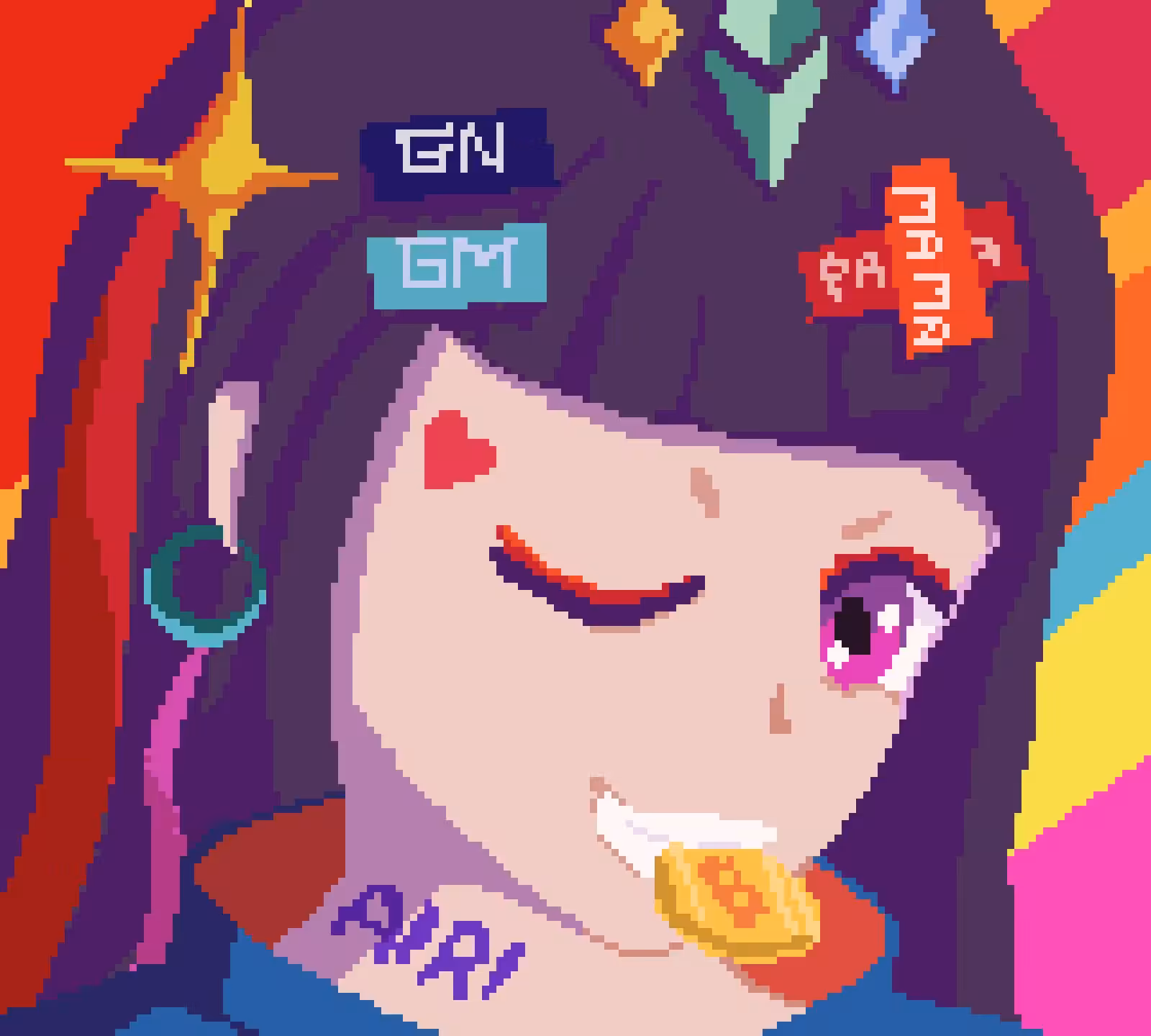 かわいい Pixel です。