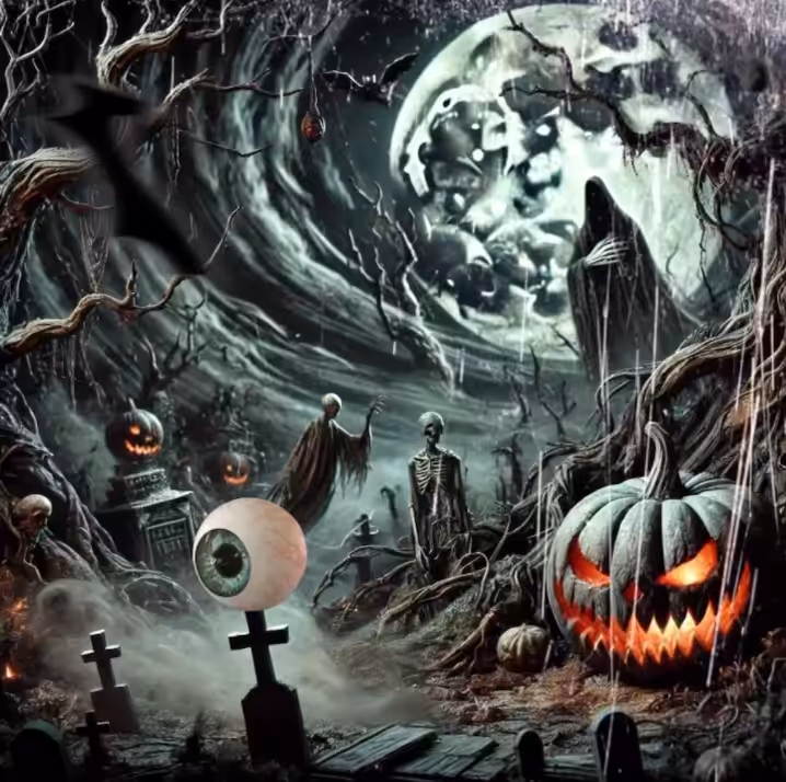 Dance of Shadows in the graveyard 