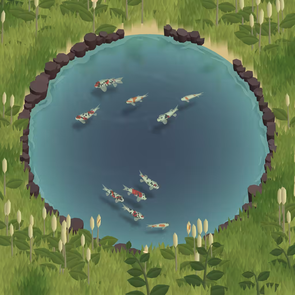 Koi Pond #3 - Sanke