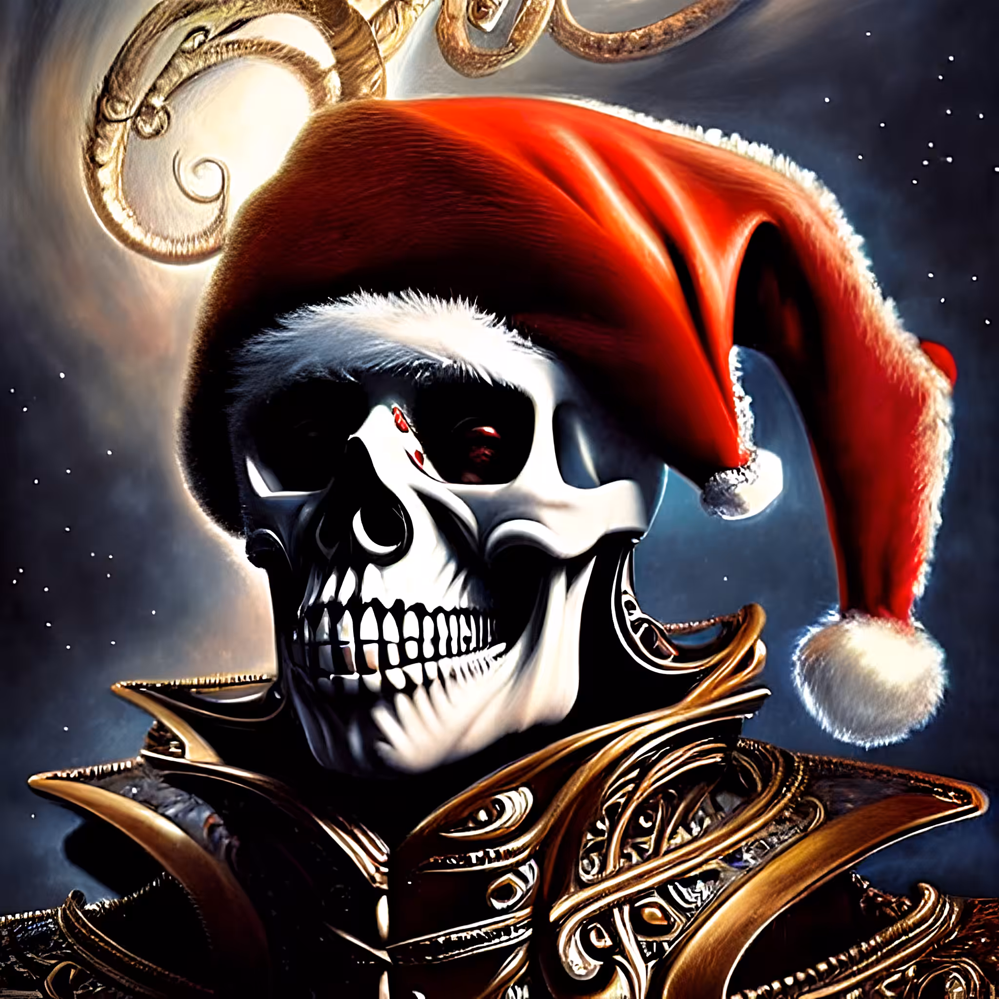 🎅CHRISTMAS SKULL💀 DAY 1