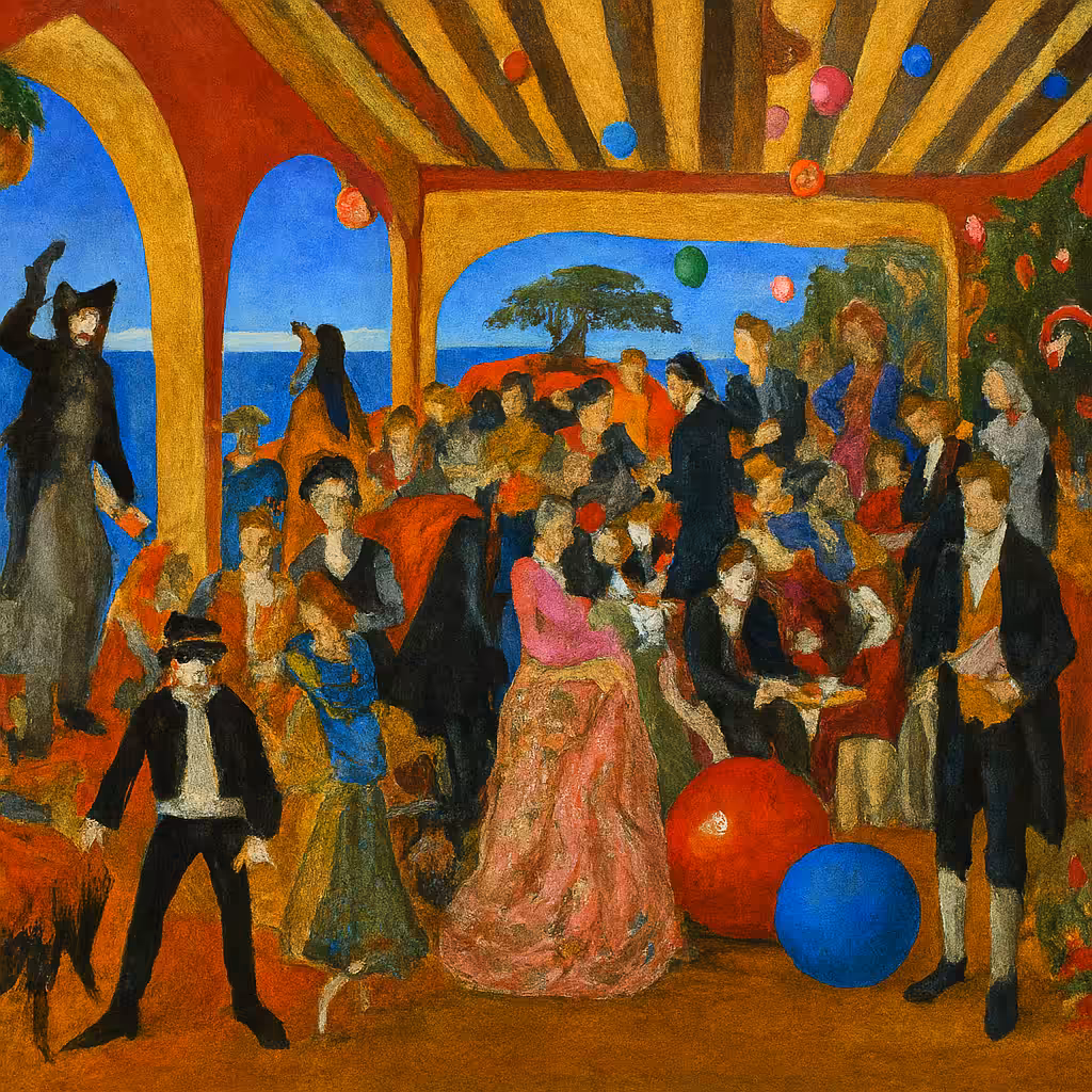 Whispers of a Painted Celebration