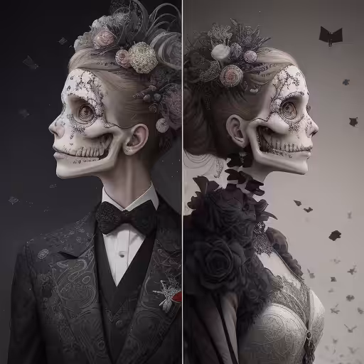 Ghost  Couple (Vintage )