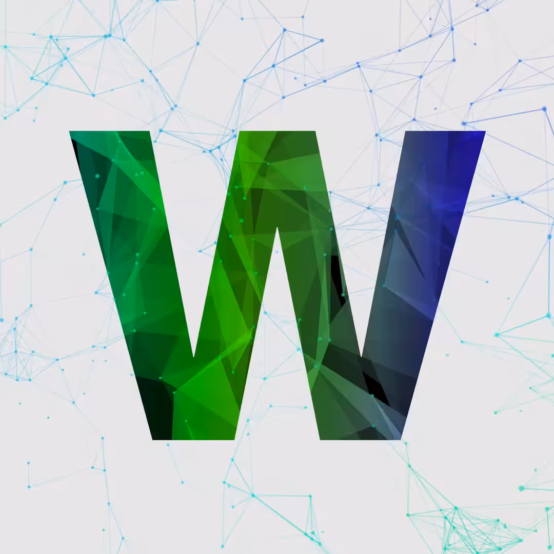 Abstract Alphabet - Letter W