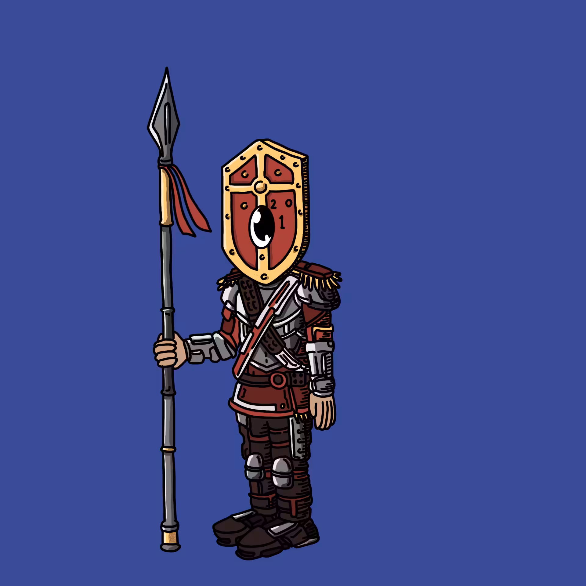 Royalguard one eyed guy #00201