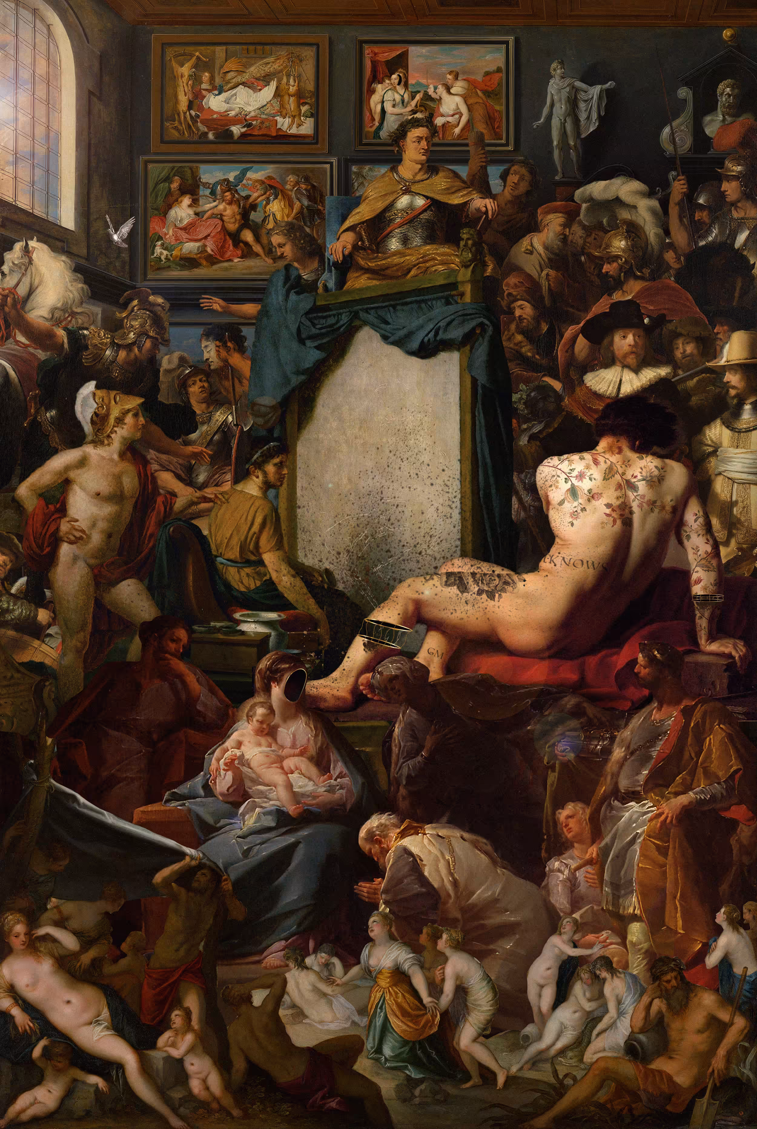 The school of art (Painting class)