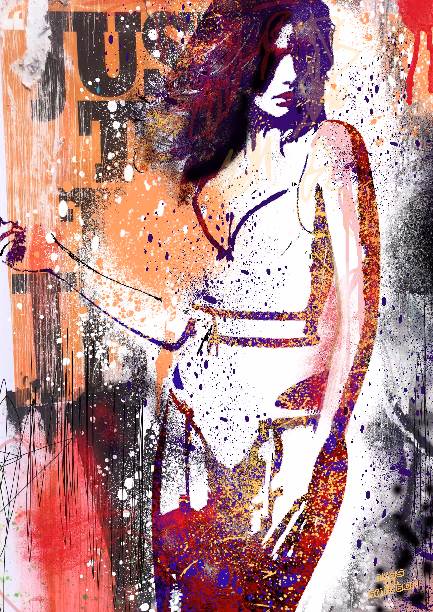 GRAFFITI STOCKINGS