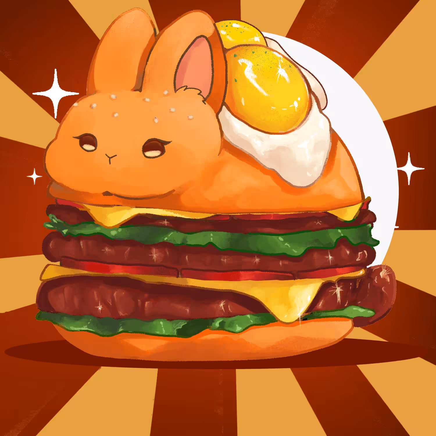 Extra large Hamburger