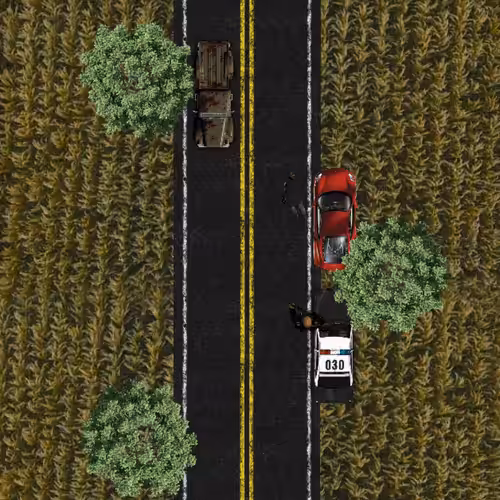 A Traffic Stop On A Rural Road That Went Bad Shortly After This NFT Photo Was Taken