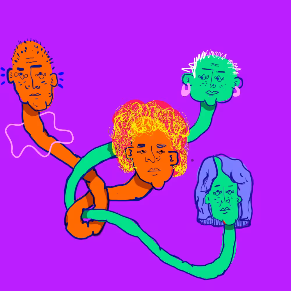 dancing heads 