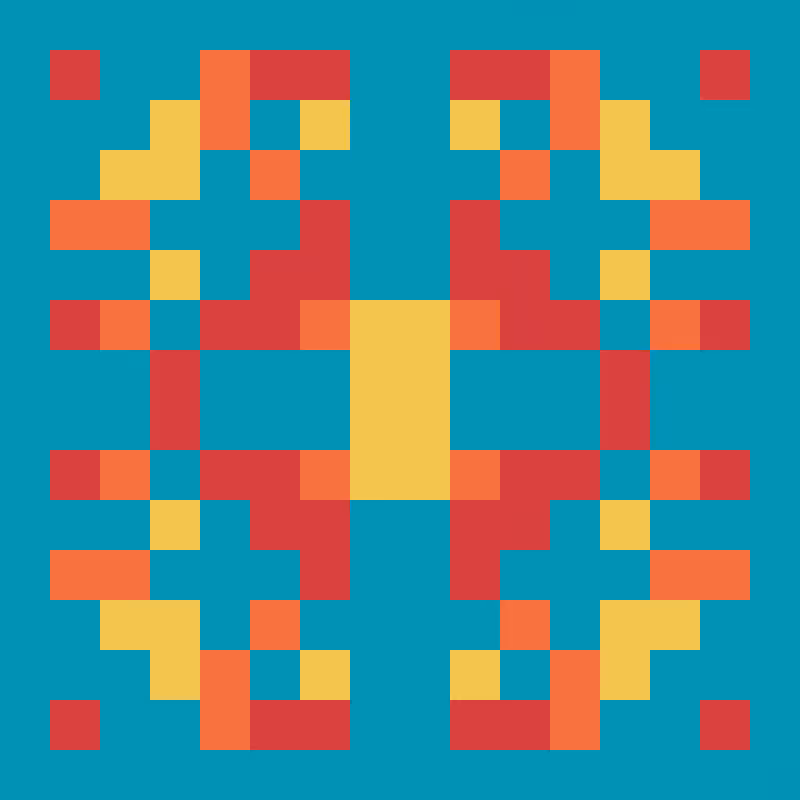 Pixel Mandala #45