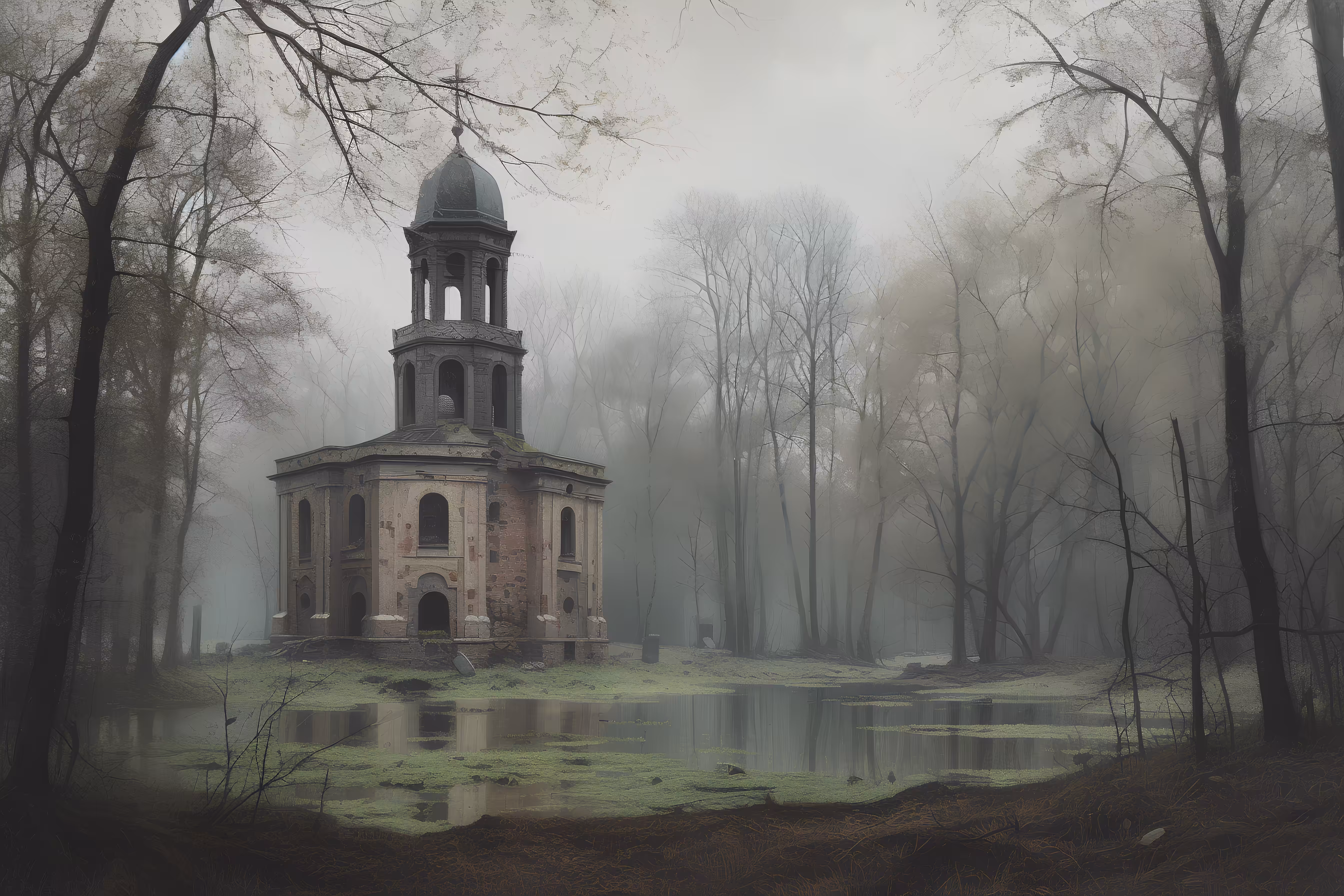 Near a vanished village