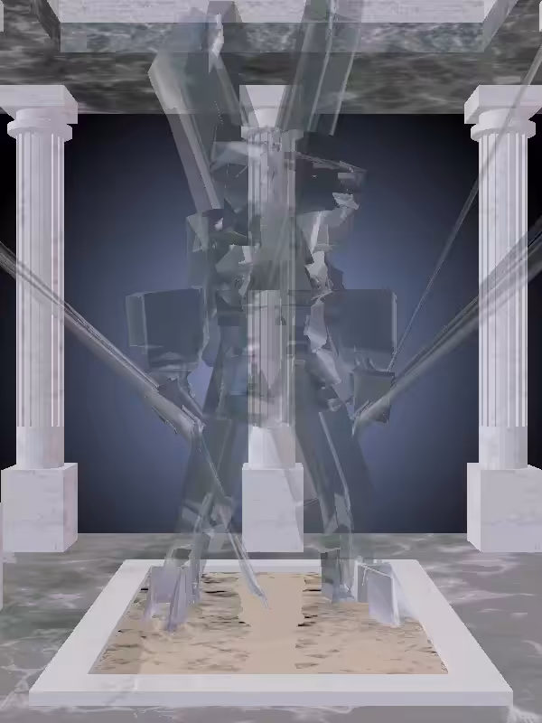 HeavenComputer: The Fading Shooter Navy Shimmer Woman #3972