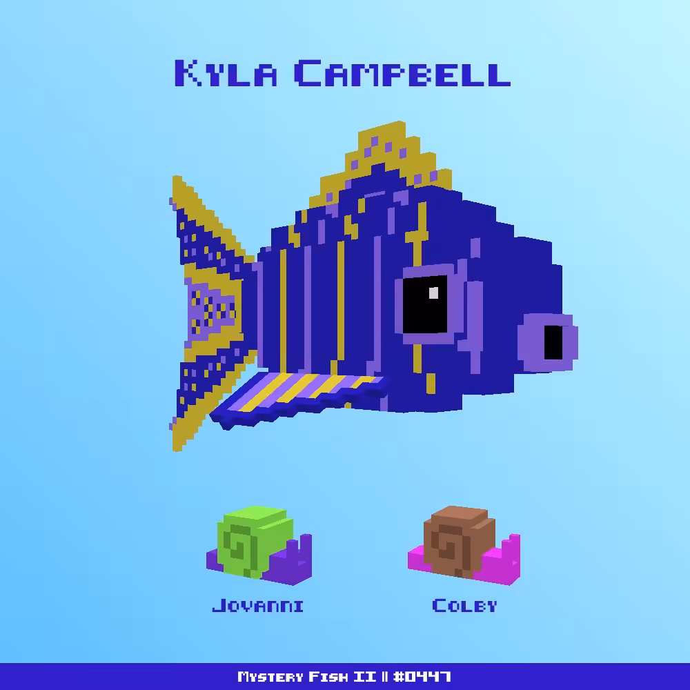Kyla Campbell :: Mystery Fish 0447/1000 