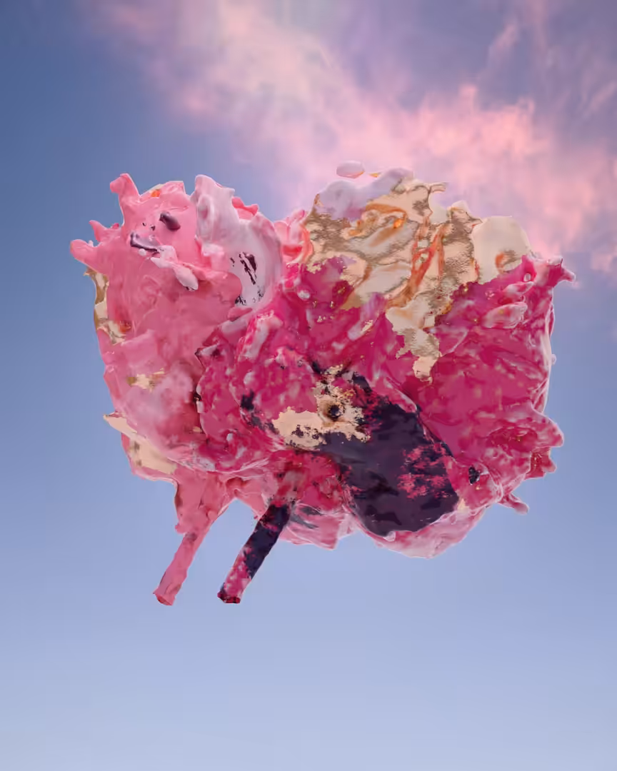 Sky sculpture (Peonies/Vienna, May 25, 20:39 CEST)