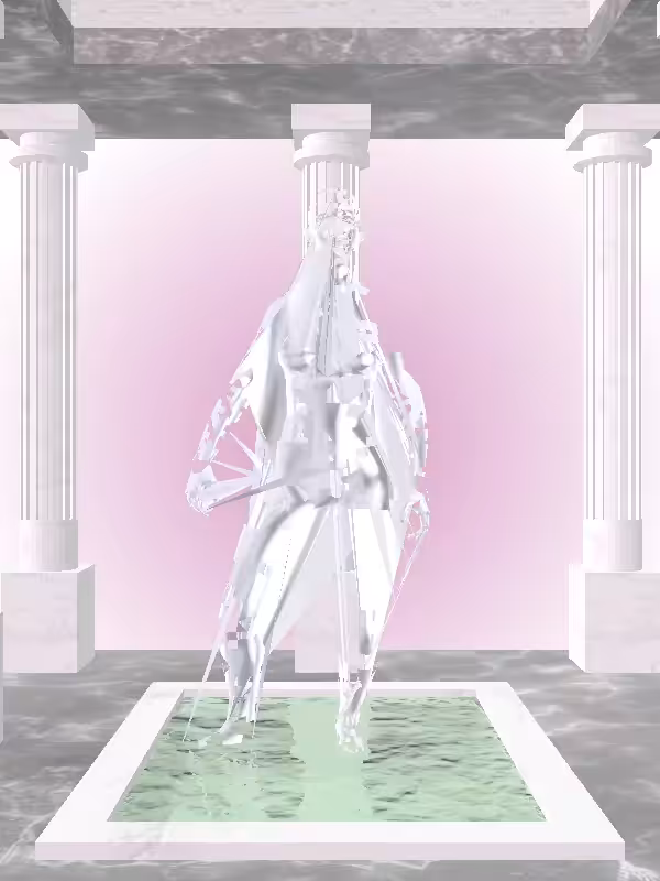 HeavenComputer: The Victorious Silver Chrome Woman #5614