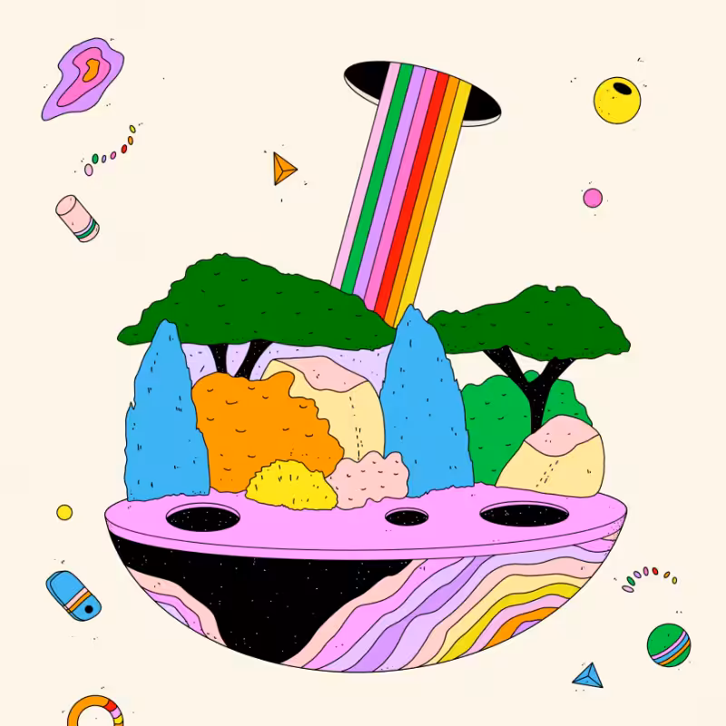 🌈🌴🪐 #58