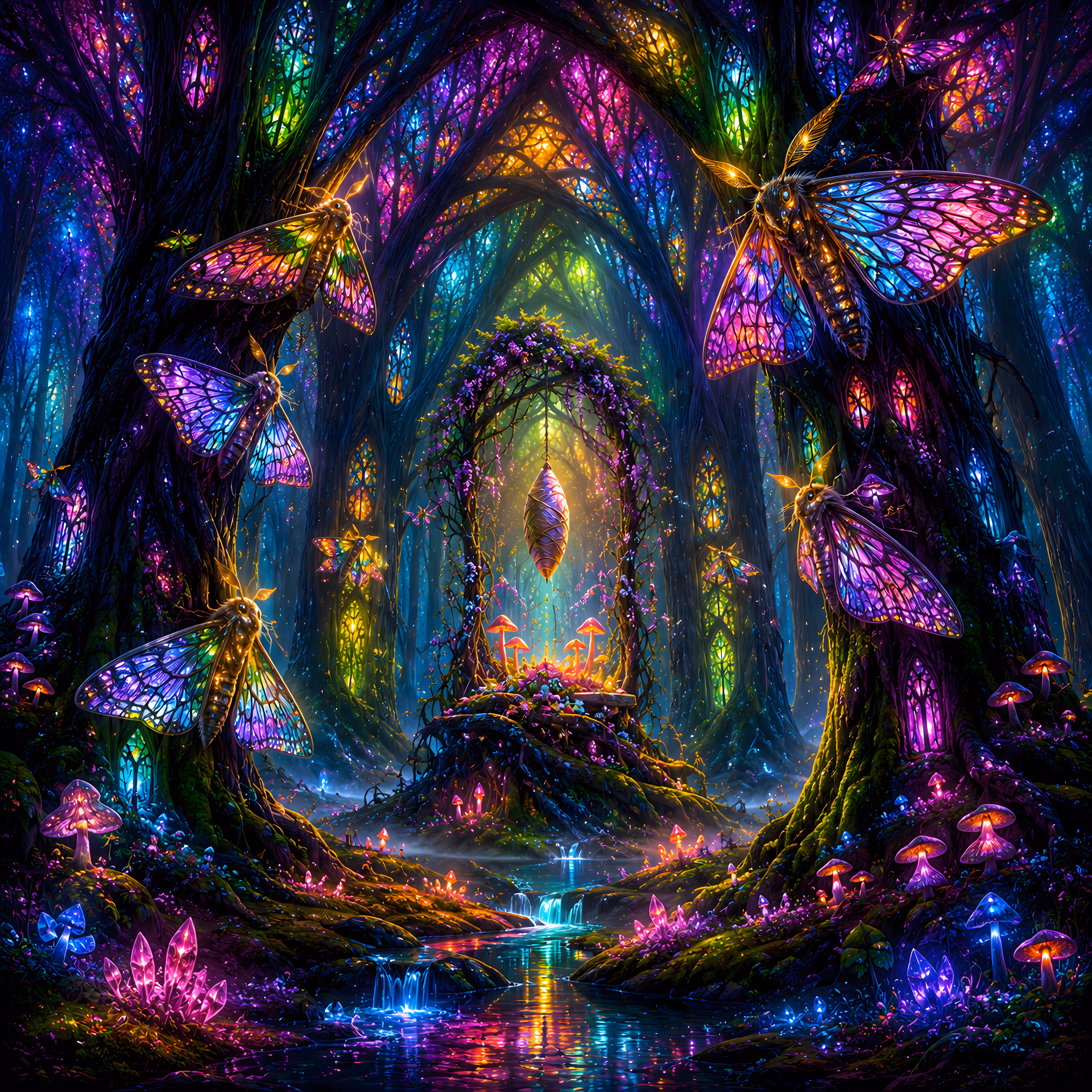 Enchanted Sylvan Haven: Cathedral of the Sleeping Moths