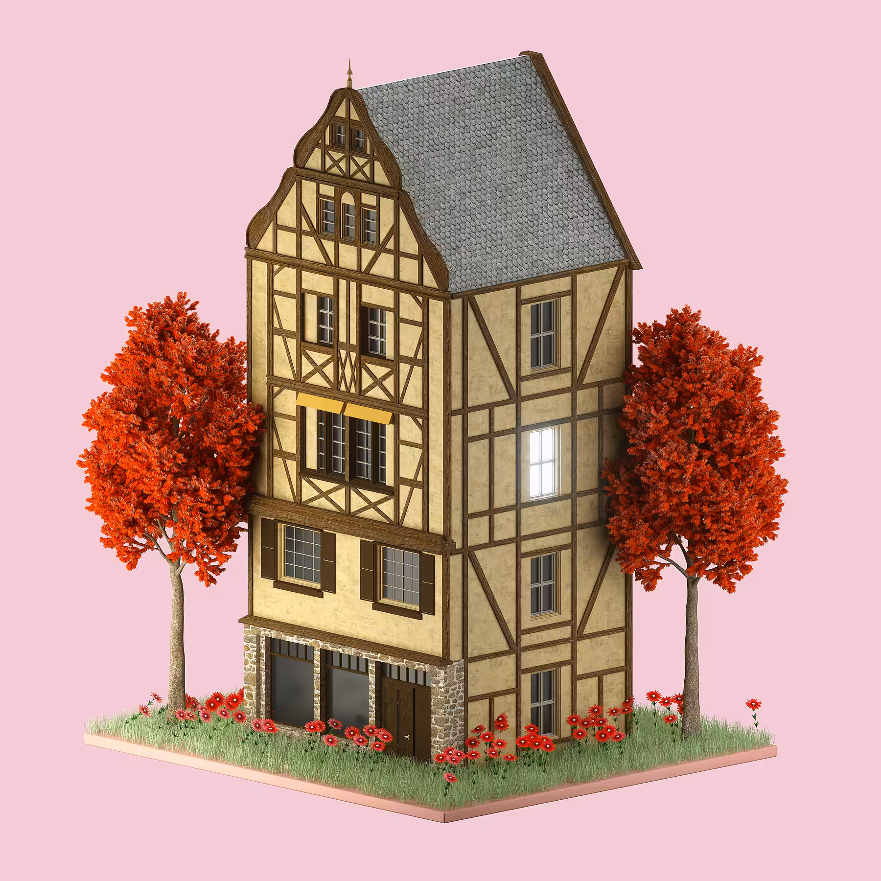 2 - Fairy Tale Isometric House