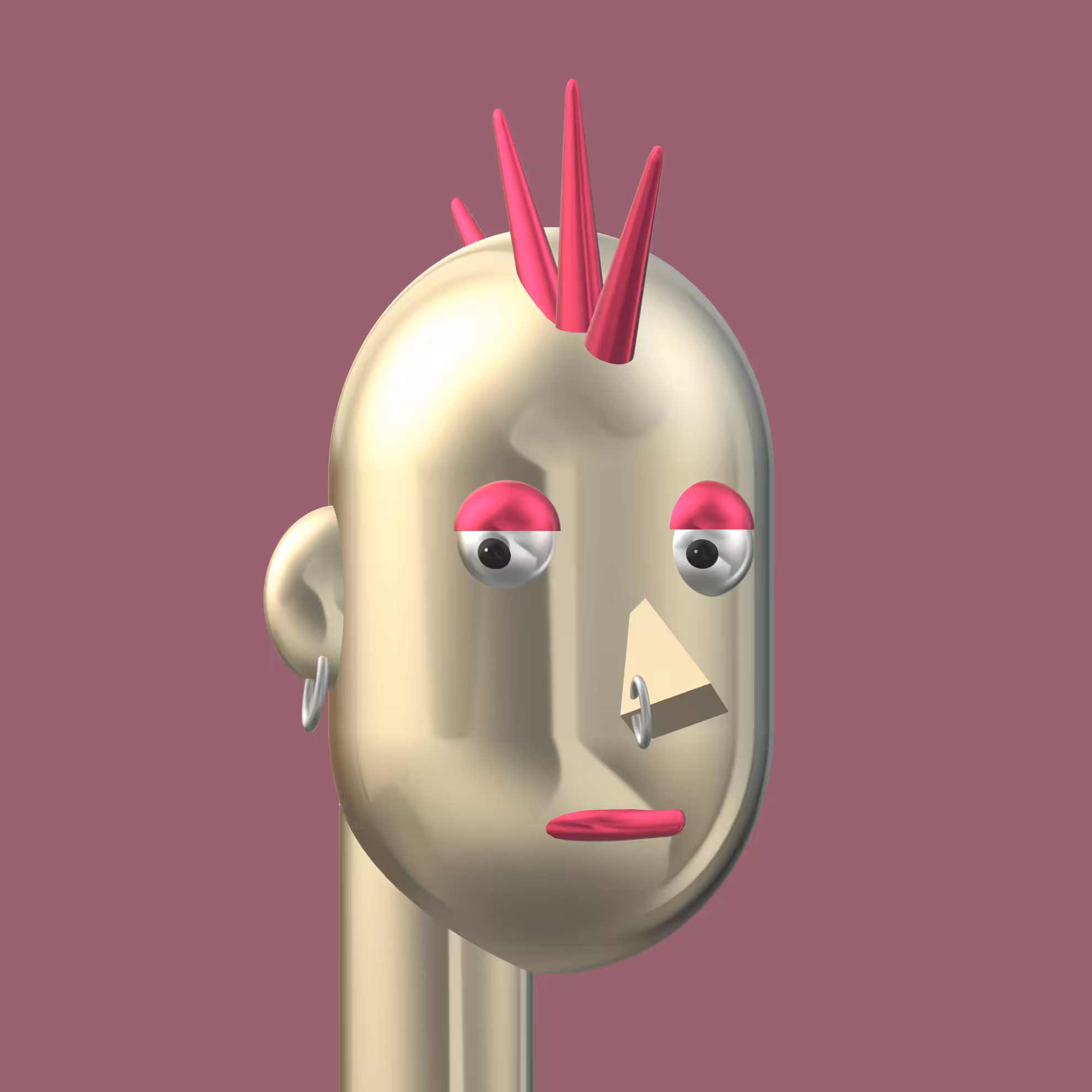 3D Metal Punk #73