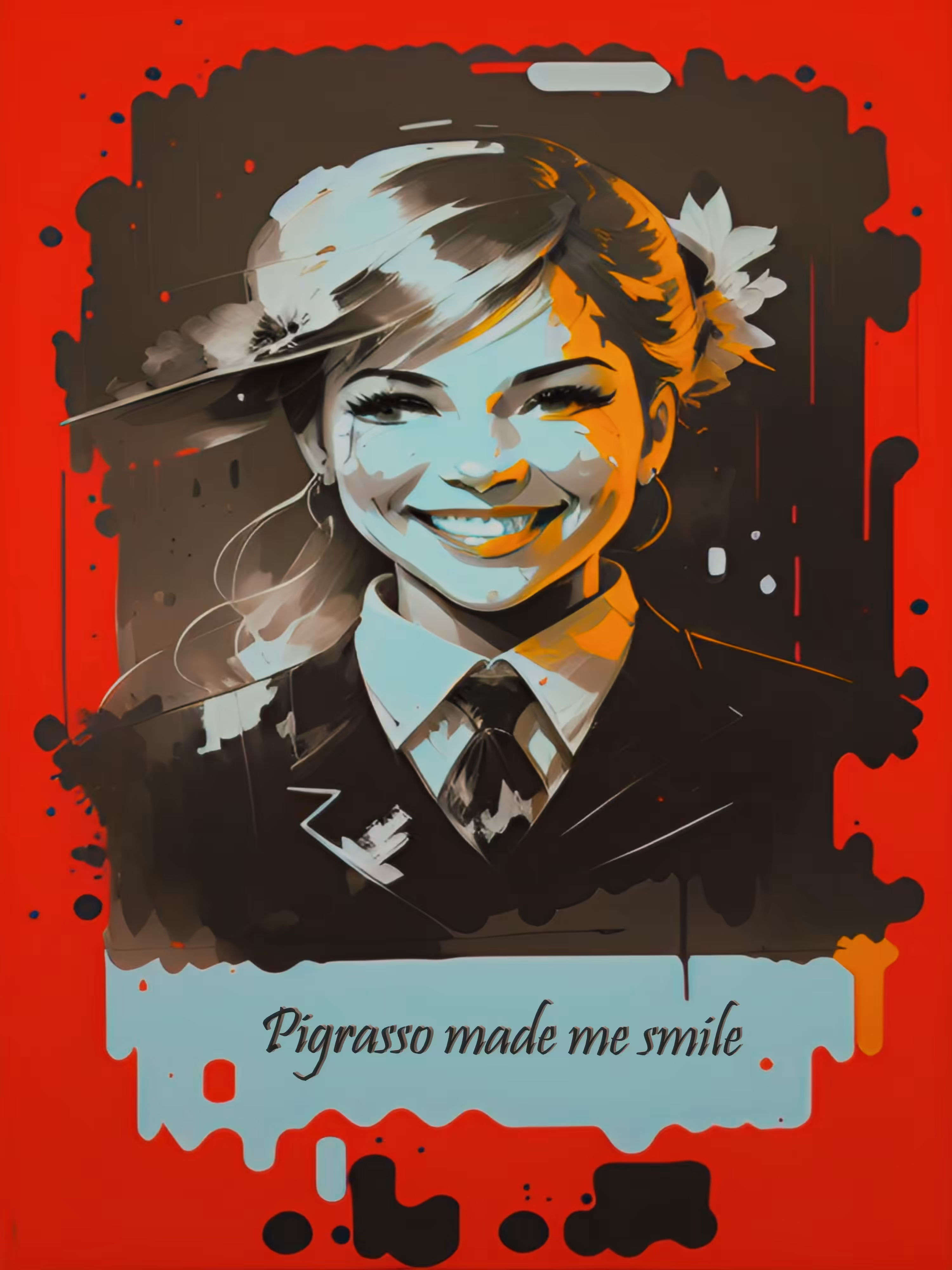 Pigrasso made smile