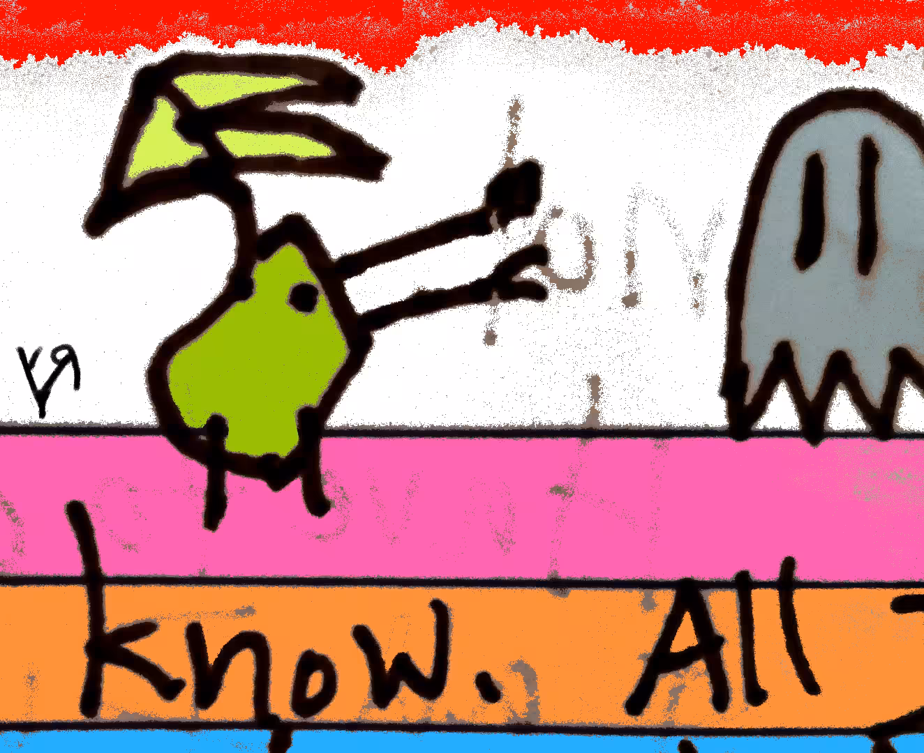 Post-Apocalypse ARTZ: "Know It All (Casting Spells)" by Richard F. Yates (Holy Fool)