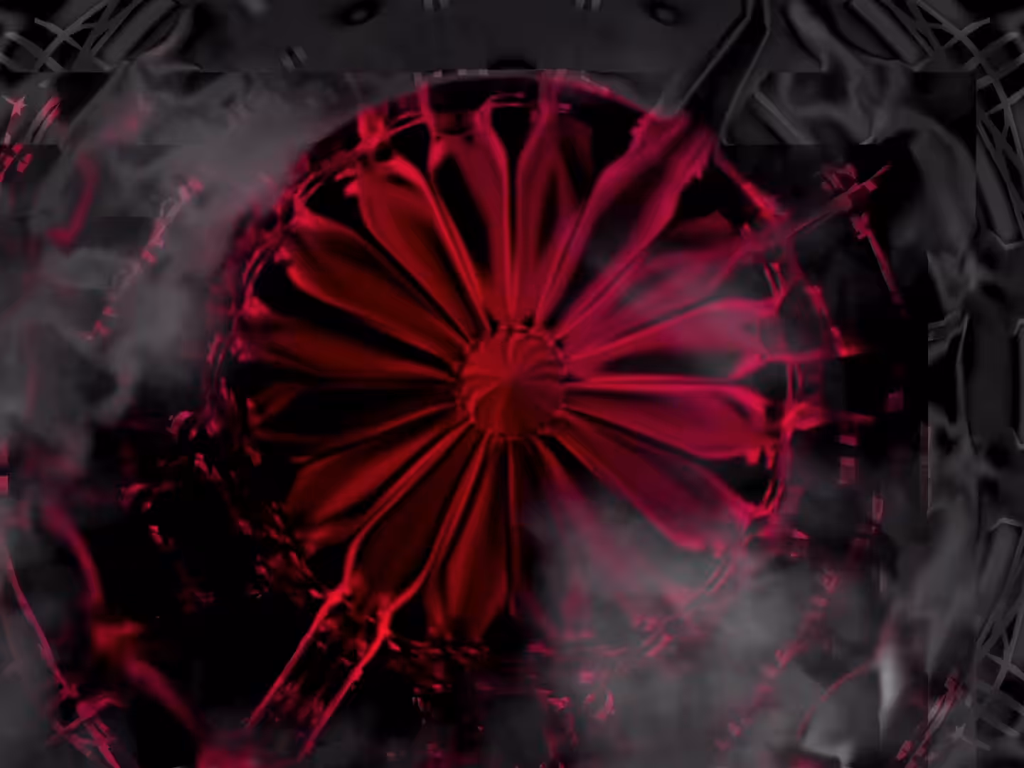 Crimson flower