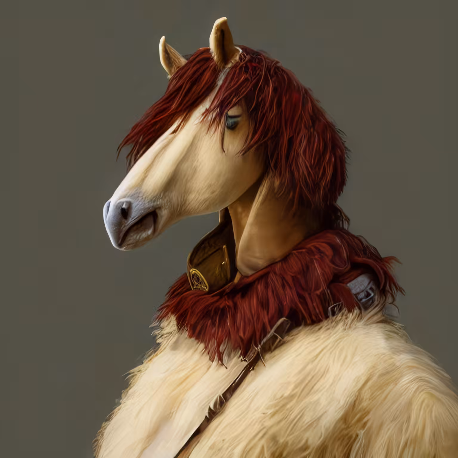 Adorable Furry Creature Collection: Furry Horse 0688