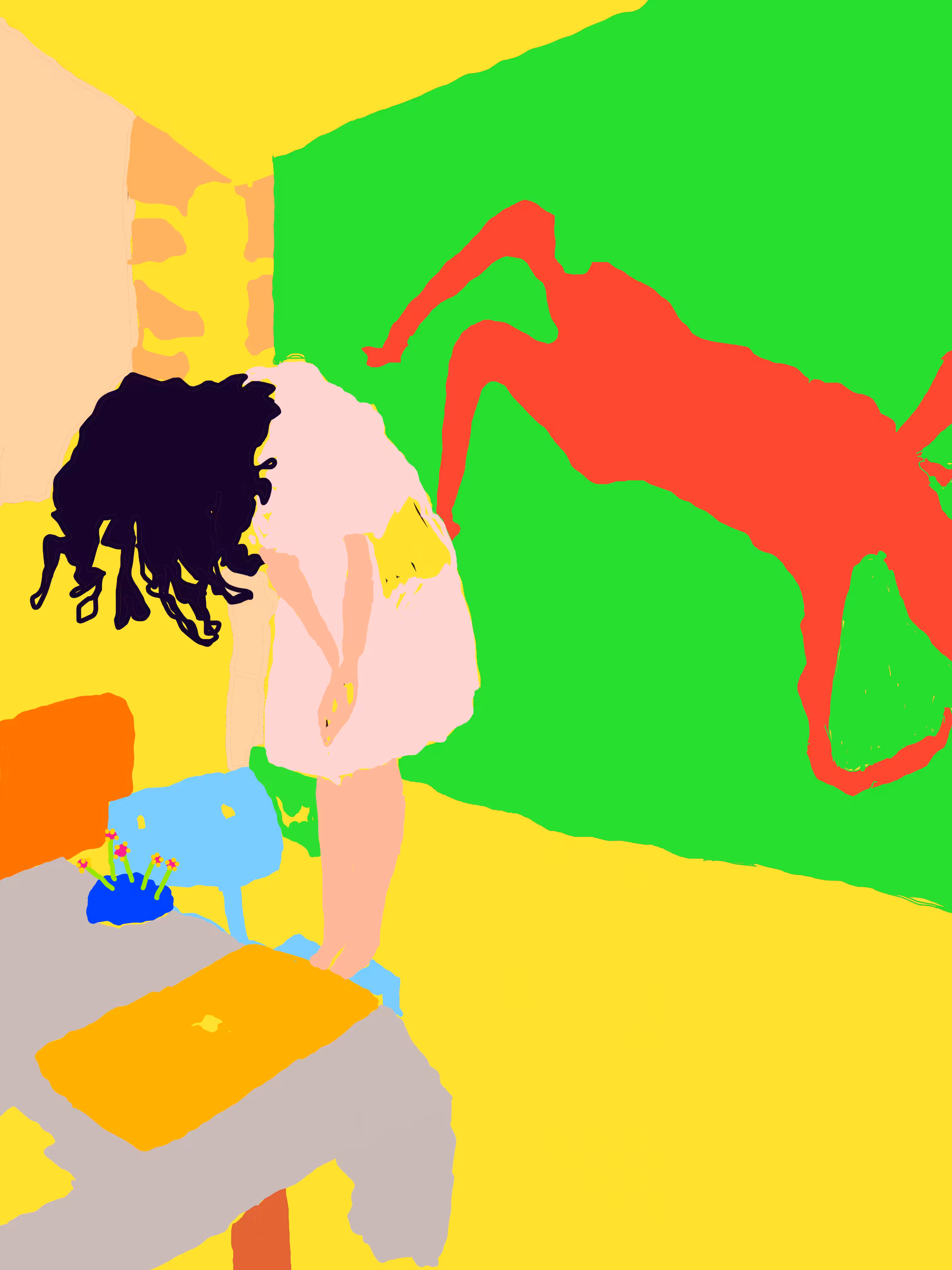 Hanging from imagination