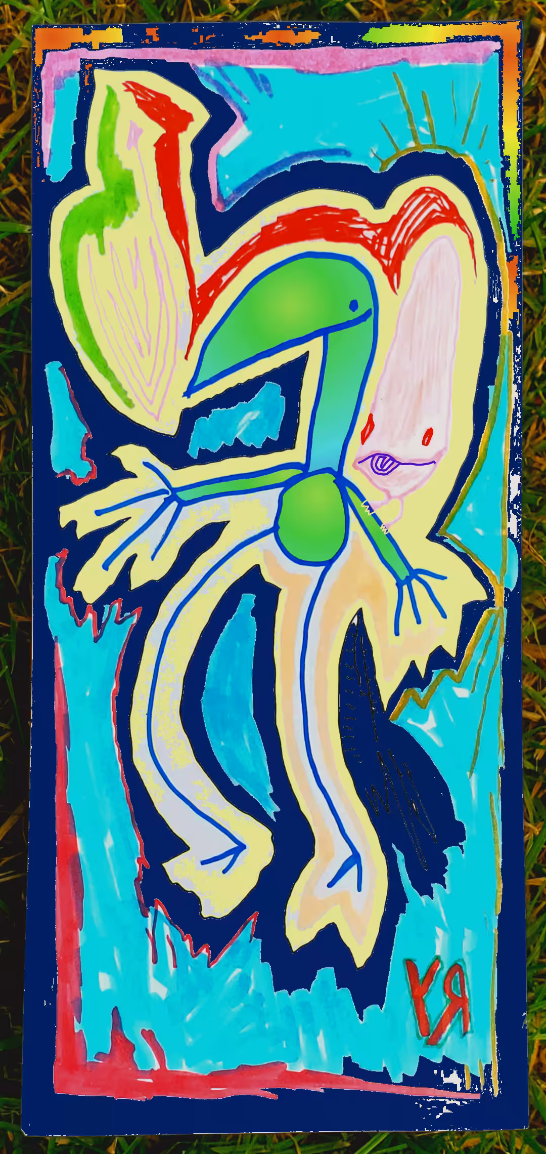 "Salamander and Friend" by Richard F. Yates (Holy Fool)