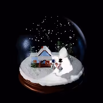 Winter Snow Globe❄️