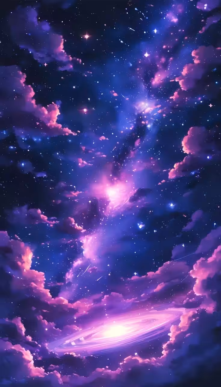 Starry nights and purple skies💎