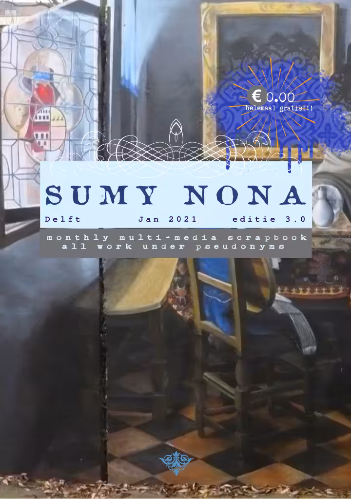 .21 SUMY NONA zine, JANUARY 2021, EDITIE 3.0 (issue & NFT)
