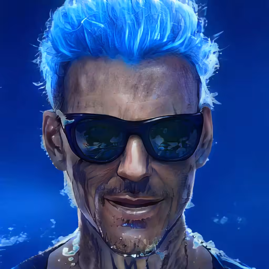Blue sunset