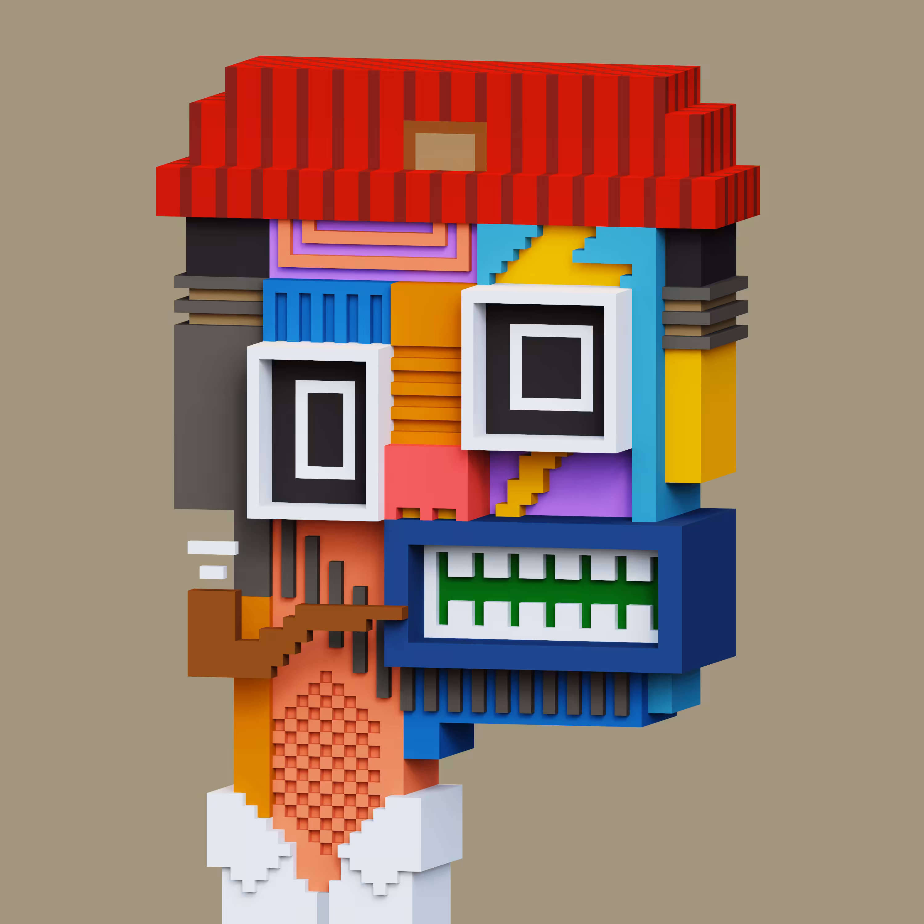 Pop Cubism Voxel 16