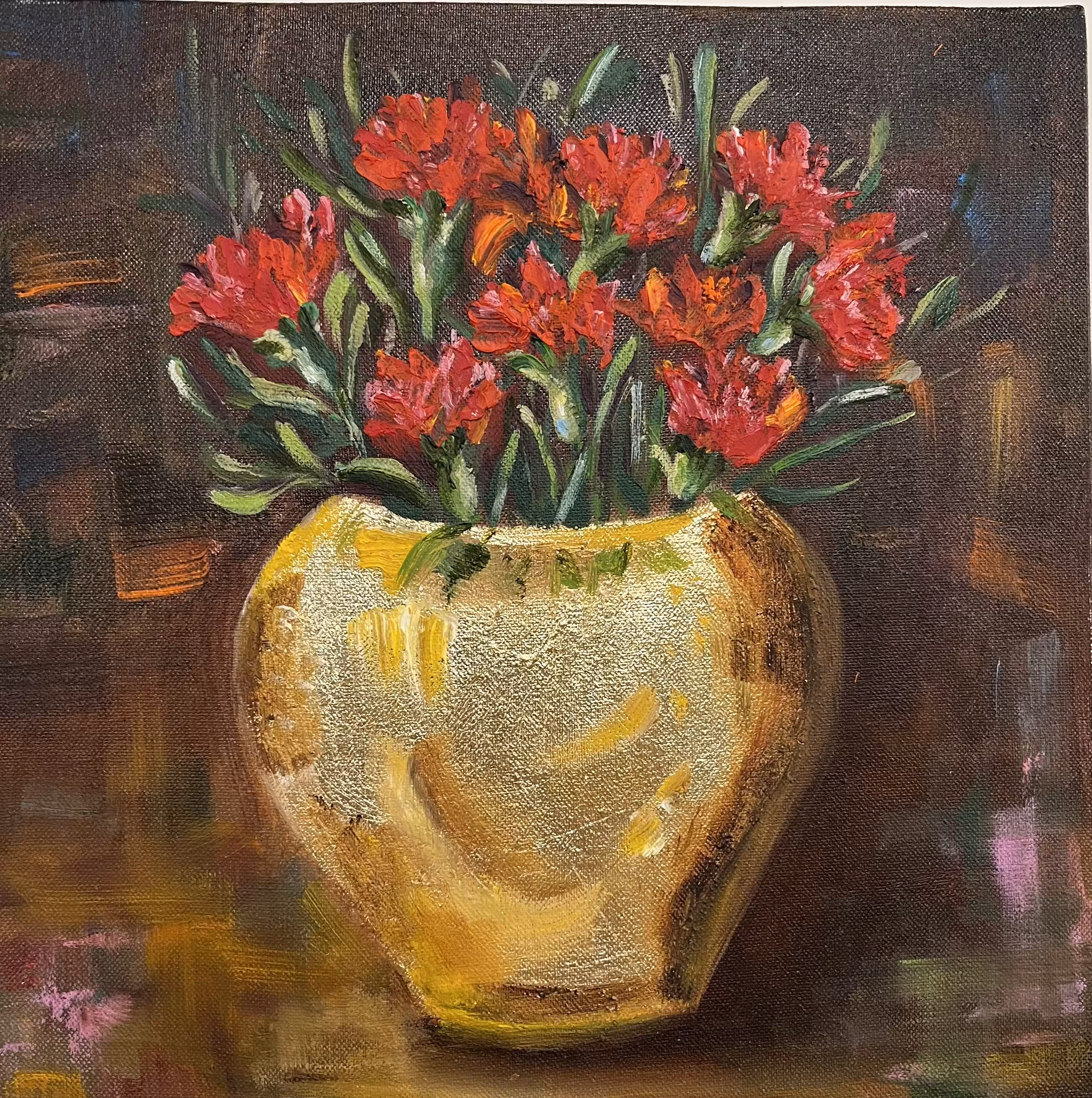 Flowers and vases