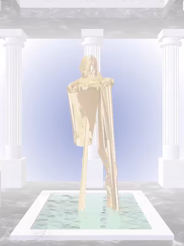 HeavenComputer: The Fragmented Undying Real Gold Woman #133