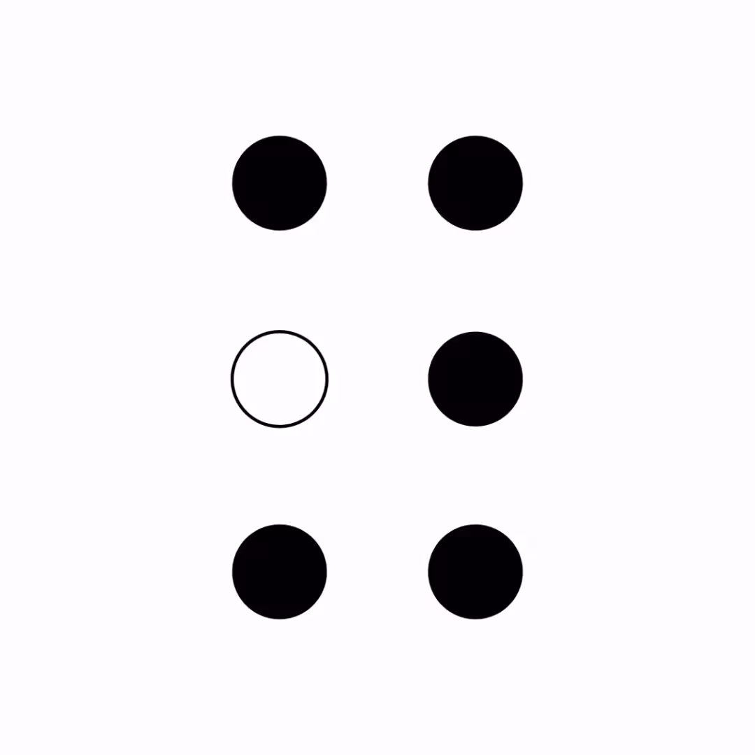 Braille Cell: Y