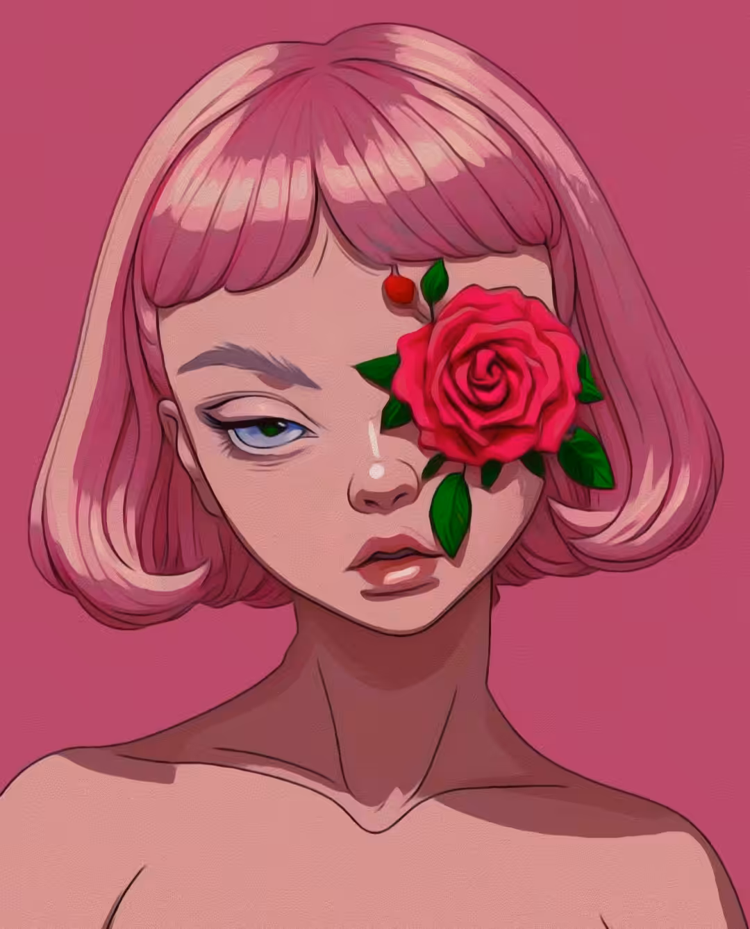 Rose eyes