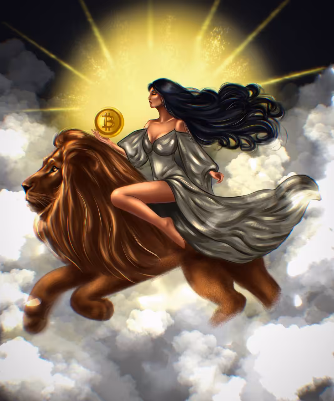 Flight of emotions: «Lady of the lions”