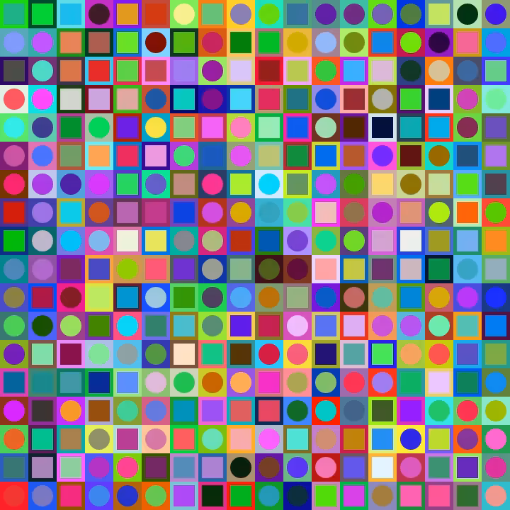 Square Dot Composition #49