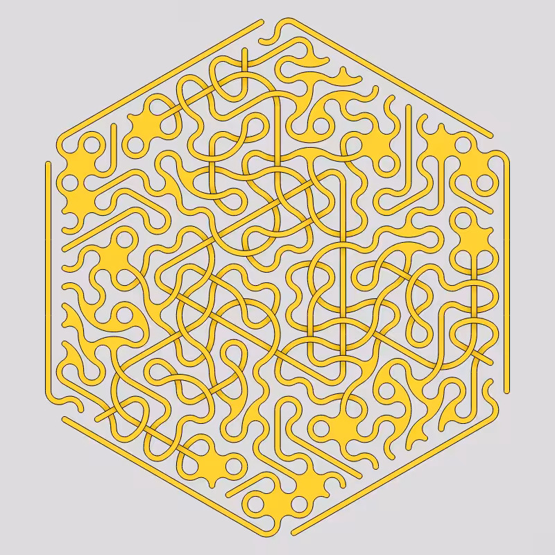 Truchet Threefold Symmetry #45