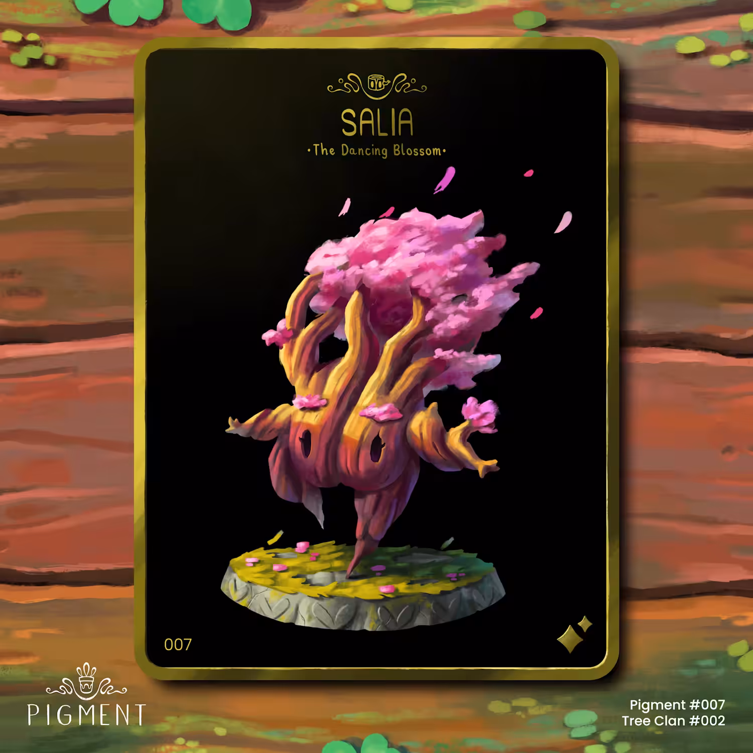 Pigment 007 Superrare, Salia the Dancing Blossom