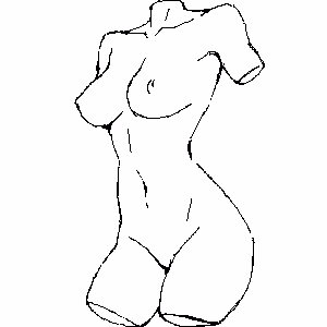 Torso 300x300 Pixel Drawing P080
