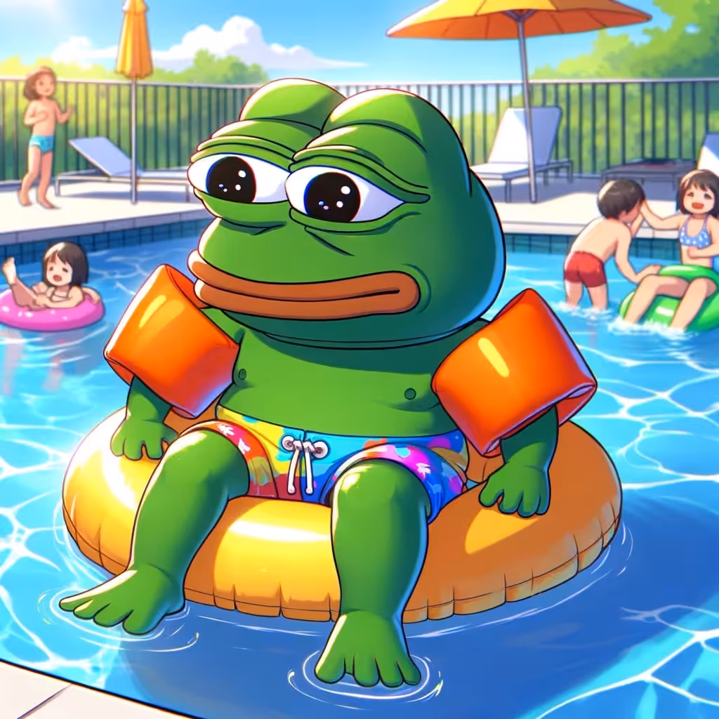DJTezos Memes and Fun: Teztoad left the kiddy pool