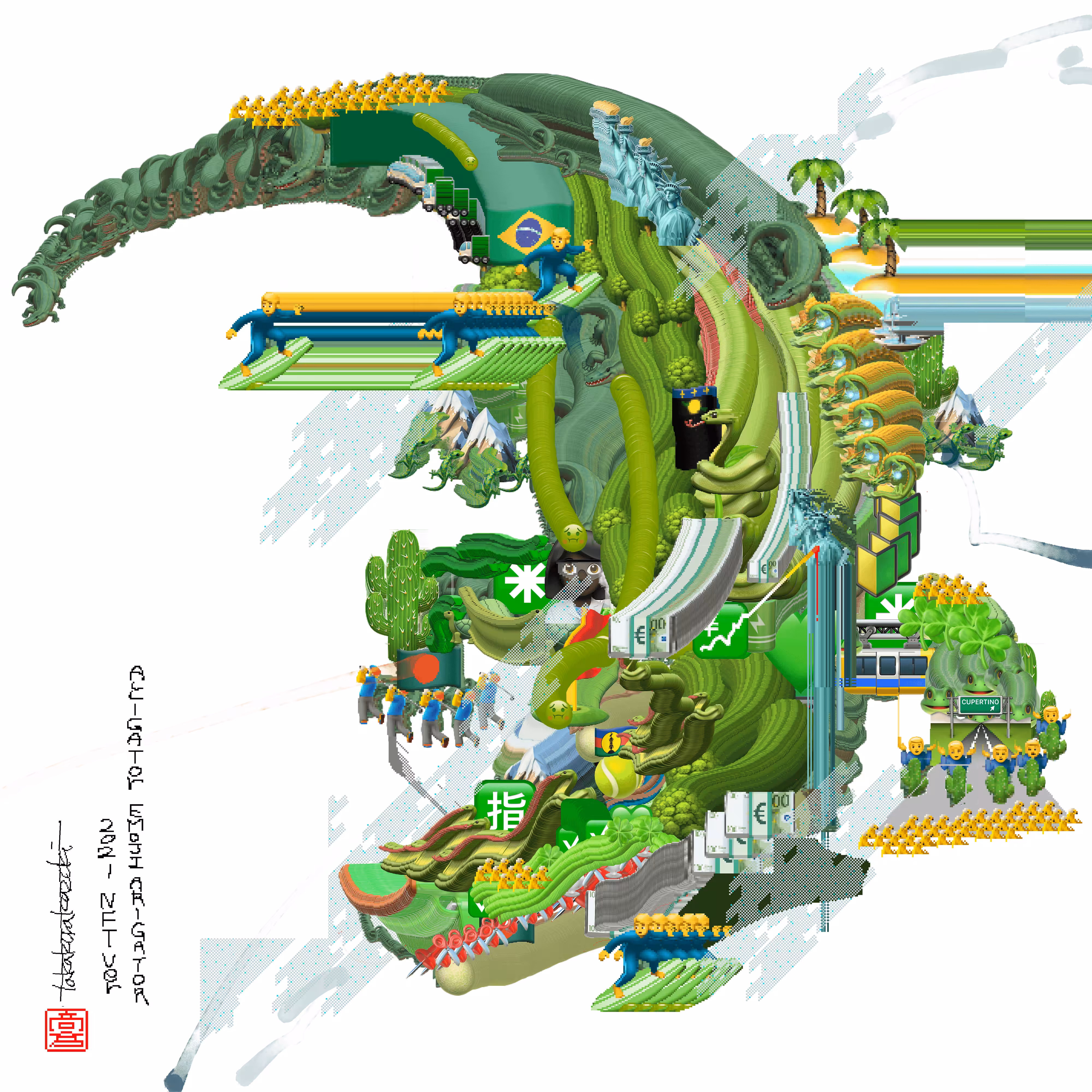“ALLIGATOR EMOJI ALLIGATOR” NFT_ver
