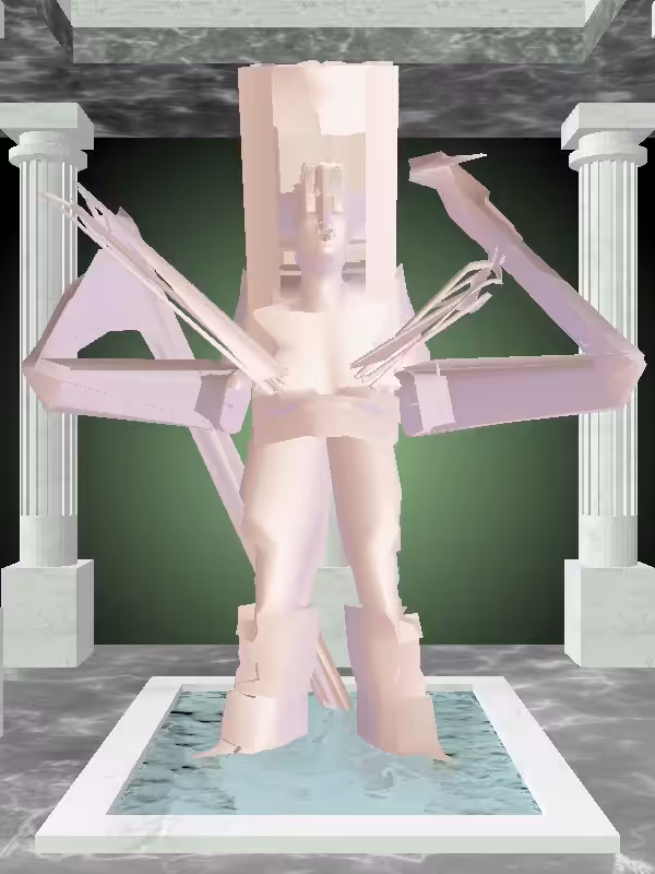 HeavenComputer: The Old Peach Halo Woman #4972