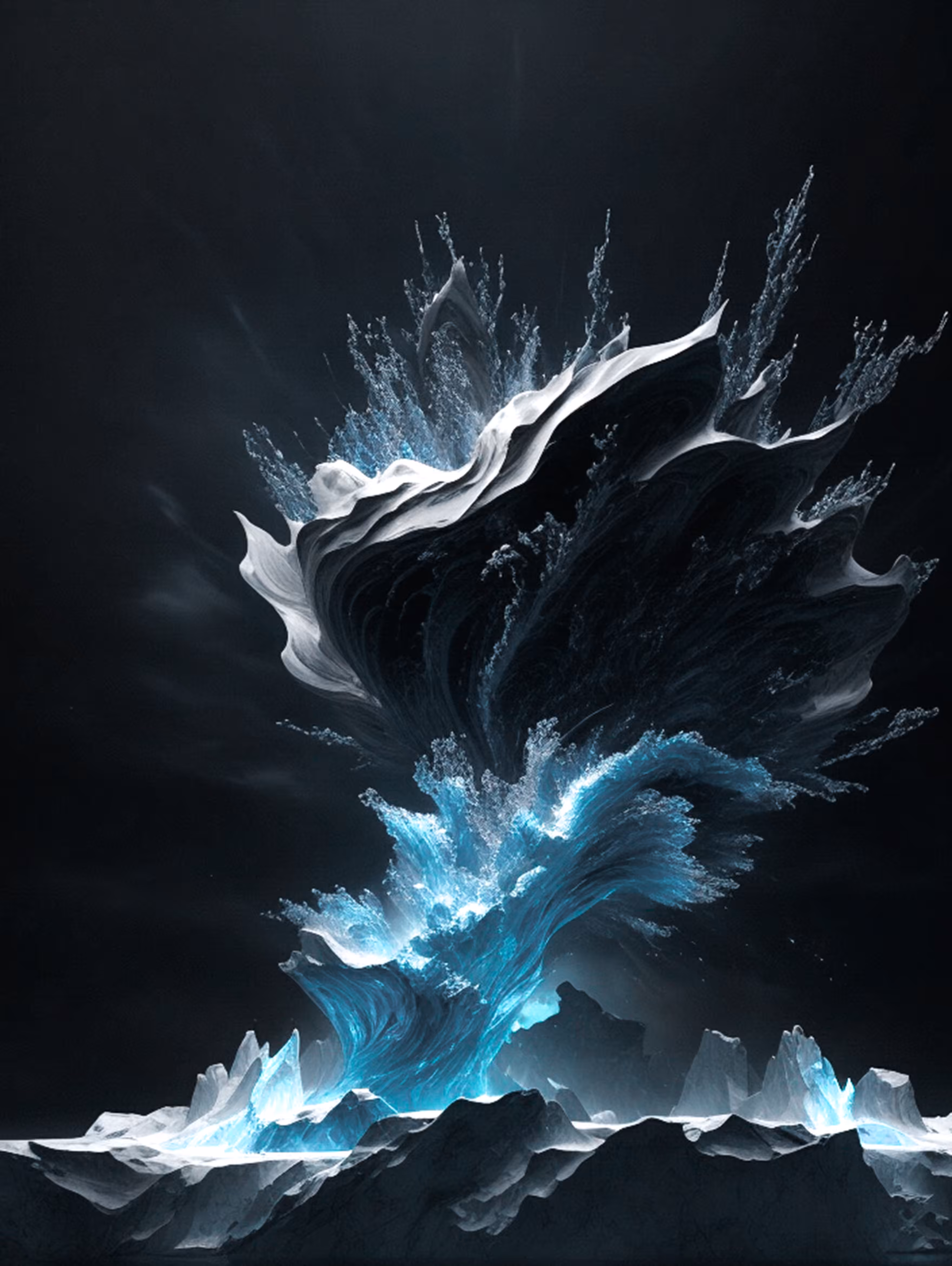Pure Space Singularity: The Frost